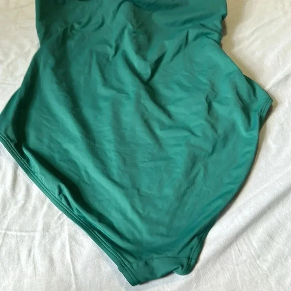 Anne Cole Green Swimsuit Ruched size 16 - Picture 8 of 8